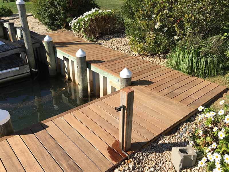 Bulkhead Southold Marina